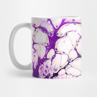 Lavender/Purple Acrylic Pour Painting Mug